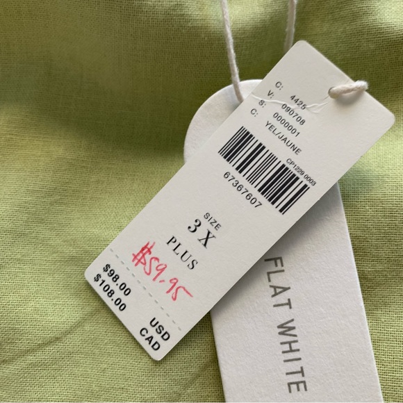 Anthropologie- Button Wrap Mini Skort - Picture 8 of 8